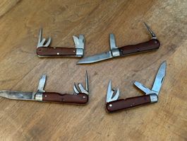 Elsener 4× Schweizer Militär-Sackmesser / Soldatenmesser