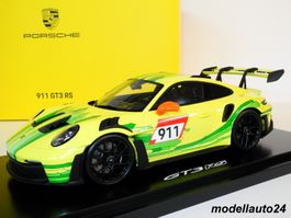 Porsche 911 (992) GT3 RS #911 Manthey Grello 2023 Spark 1:18