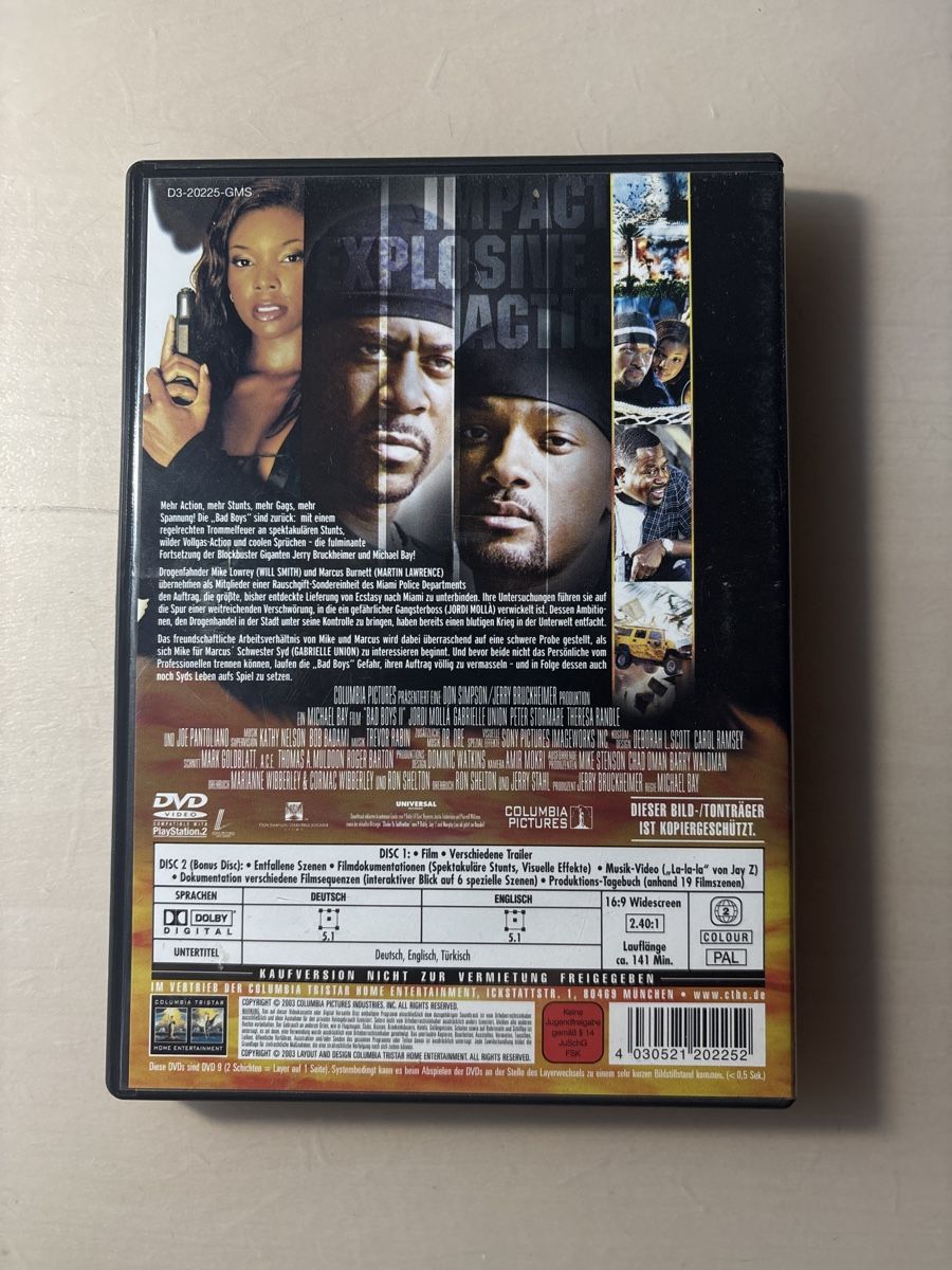 Tutti i DVDs: Bad Boys II (0325) – Usato da Ruswil venduto da Slivio_ 1