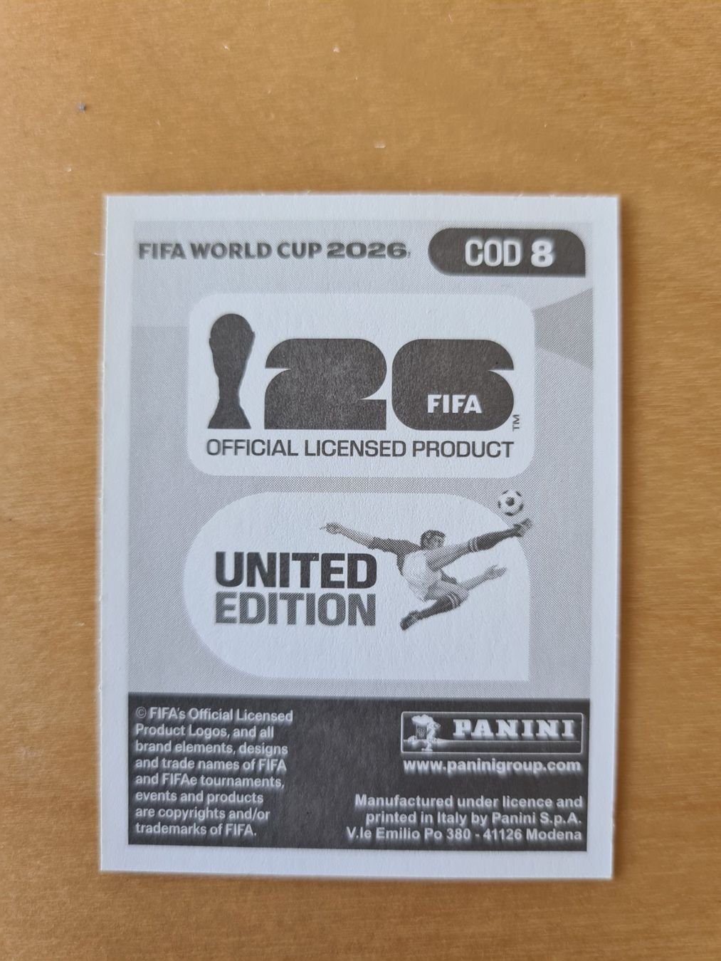 Panini Carte collezionabili: Panini Fifa World Cup 2026 Nr. COD 8 Charles Pickel – Nuovo (secondo la descrizione) da Oberwil BL venduto da Spieltopia 1