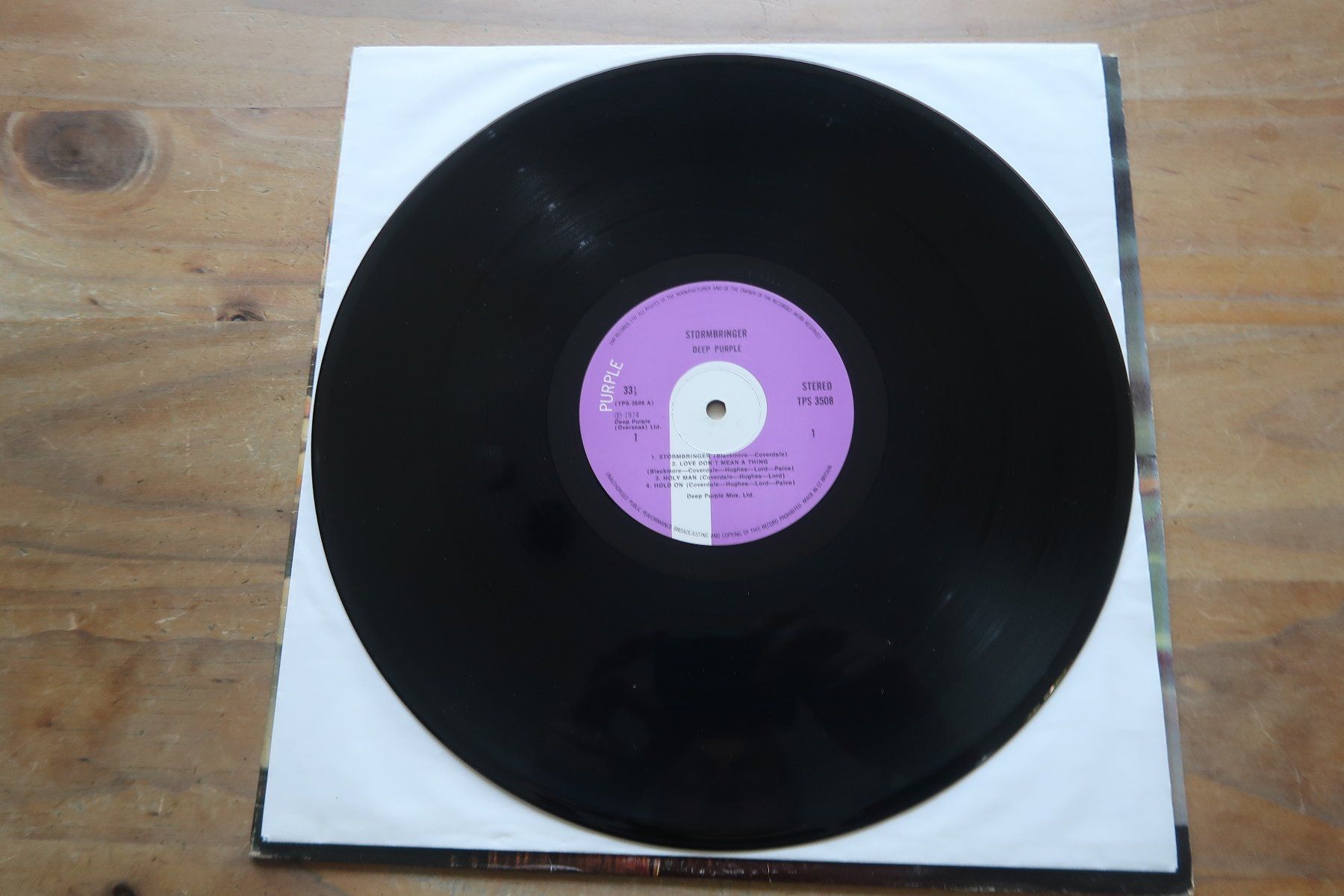 Dischi in vinile: DEEP PURPLE - STORMBRINGER - made in Great Britain VINYL LP – Usato da Basel venduto da Patiscat 4