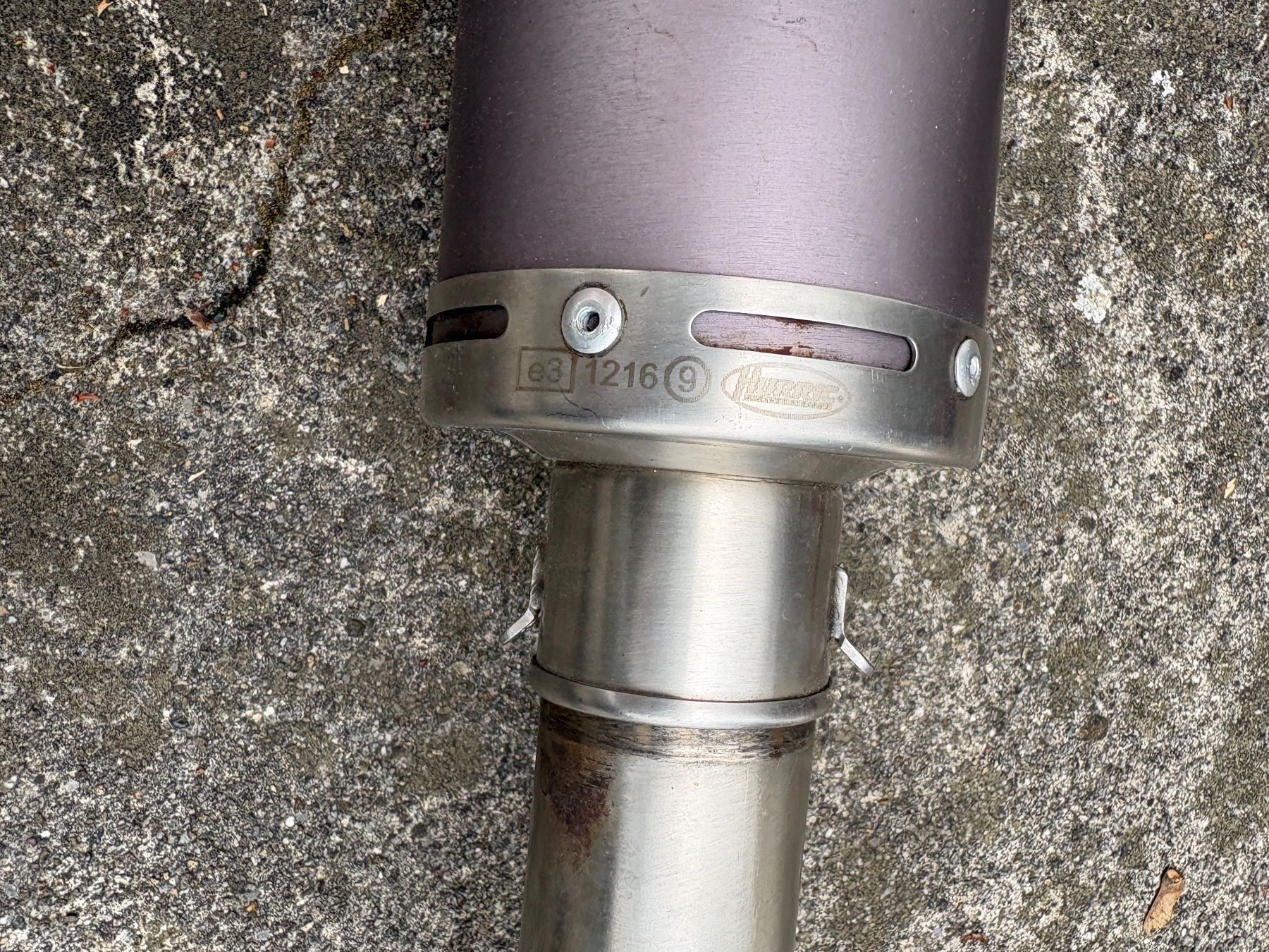 Sistemi di scarico: Hurric Motorrad Auspuff e3 1216 9 – Usato da Schaffhausen venduto da Laus2 2