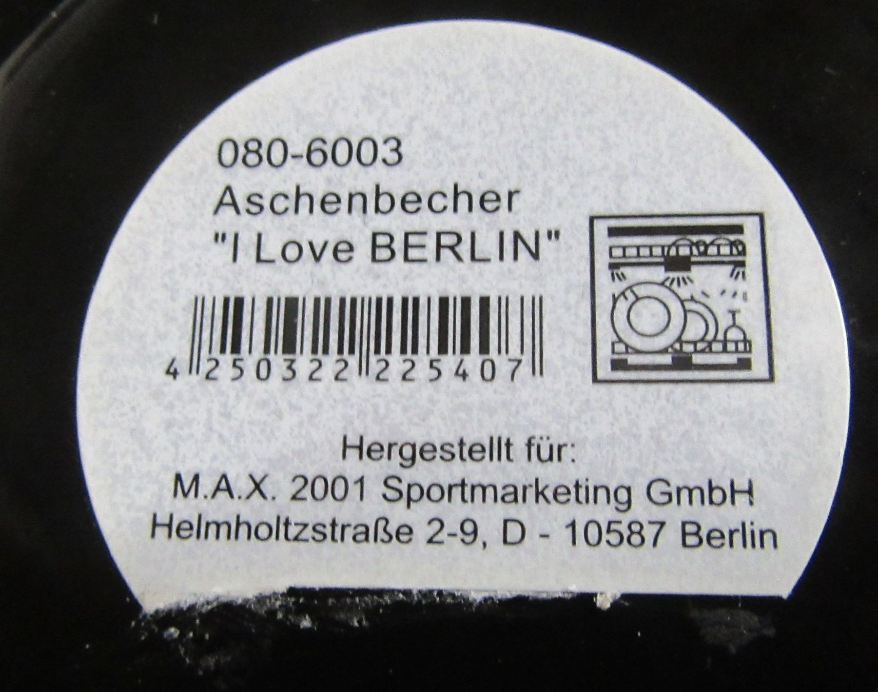 Portacenere: Aschenbecher - I Love Berlin - ab CHF 4.00 – Usato da Auenstein venduto da Padabimbim 5
