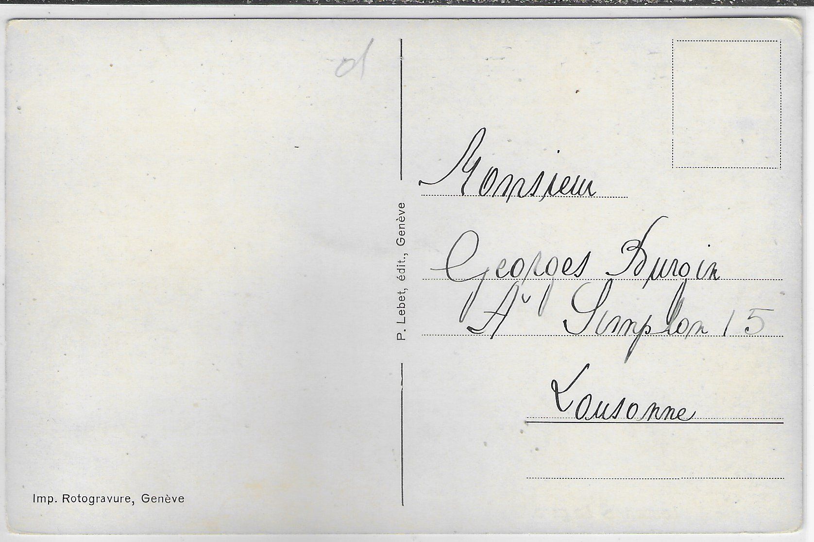 Cartoline postali: Lausanne - La Gare – Usato da Ettingen venduto da Kartenplanet 1