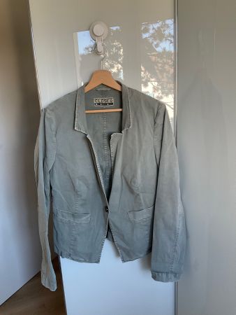 Jacke von Closed in Grau/Blau Gr. XL