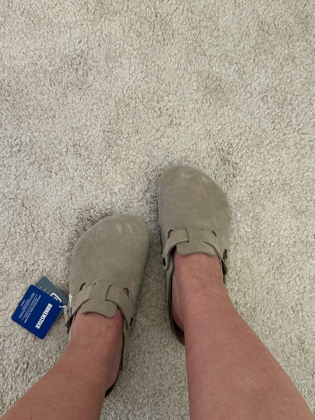 Birkenstock Scarpe da donna: NEUE Birkenstock Boston Clogs, Gr. 39, beige – Nuovo e nell'imballaggio originale da Steinmaur venduto da kub_2blv 1