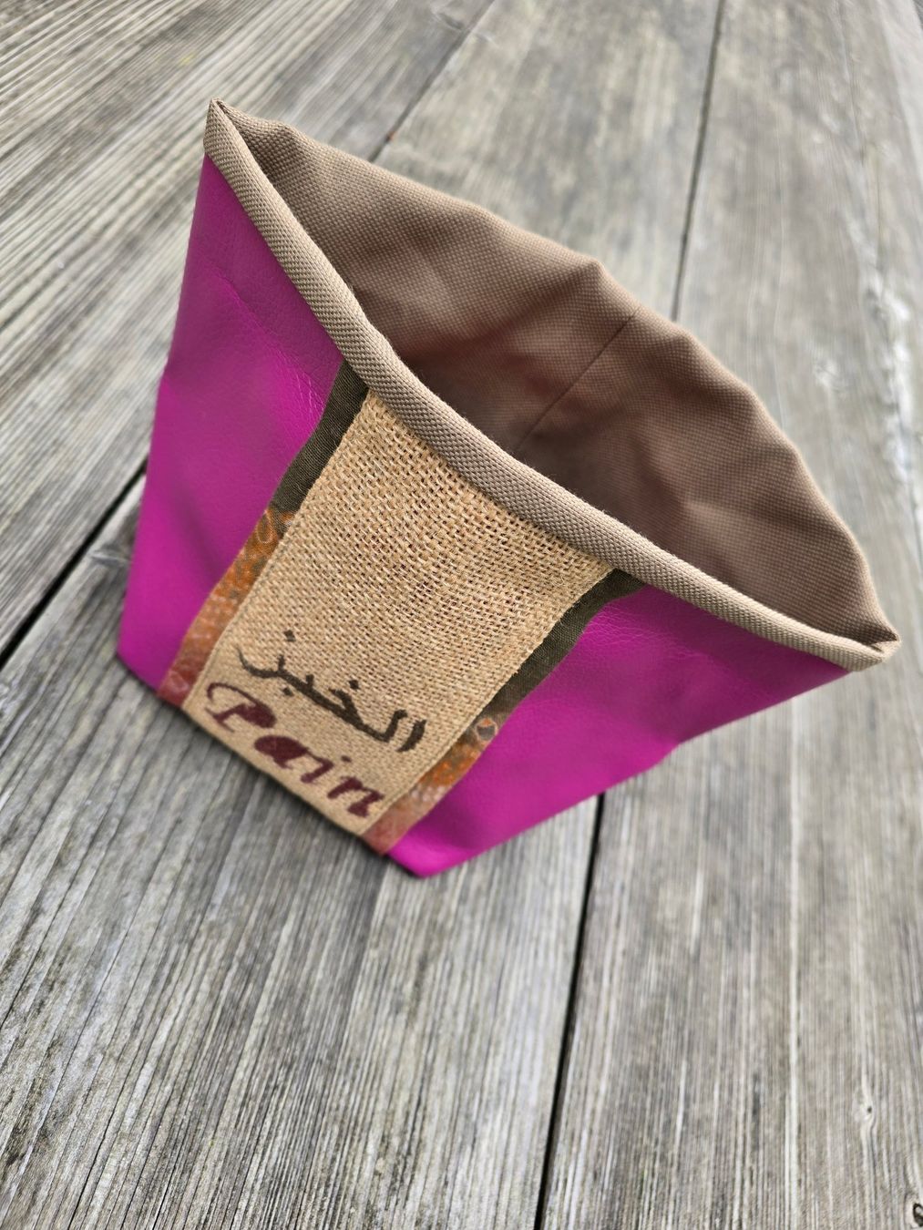 Sonstiges für Haushalt & Wohnen: Stoff: Brotsack "pain"-ANGEBOT – Neu (gemäss Beschreibung) aus Romanshorn von Rachacha