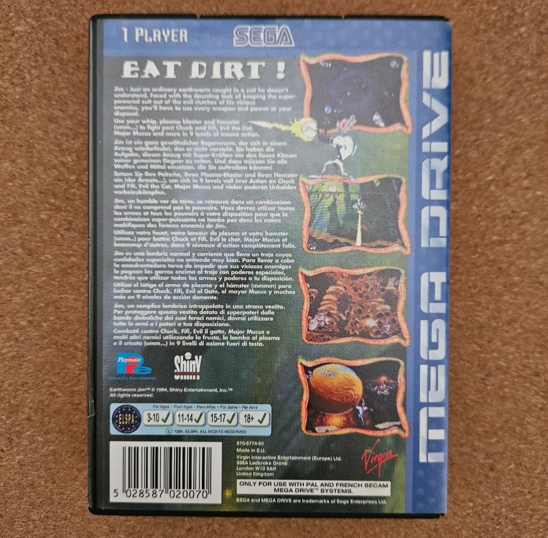 Giochi: EarthWorm Jim – Usato da Delémont venduto da Max-VideoGames 1