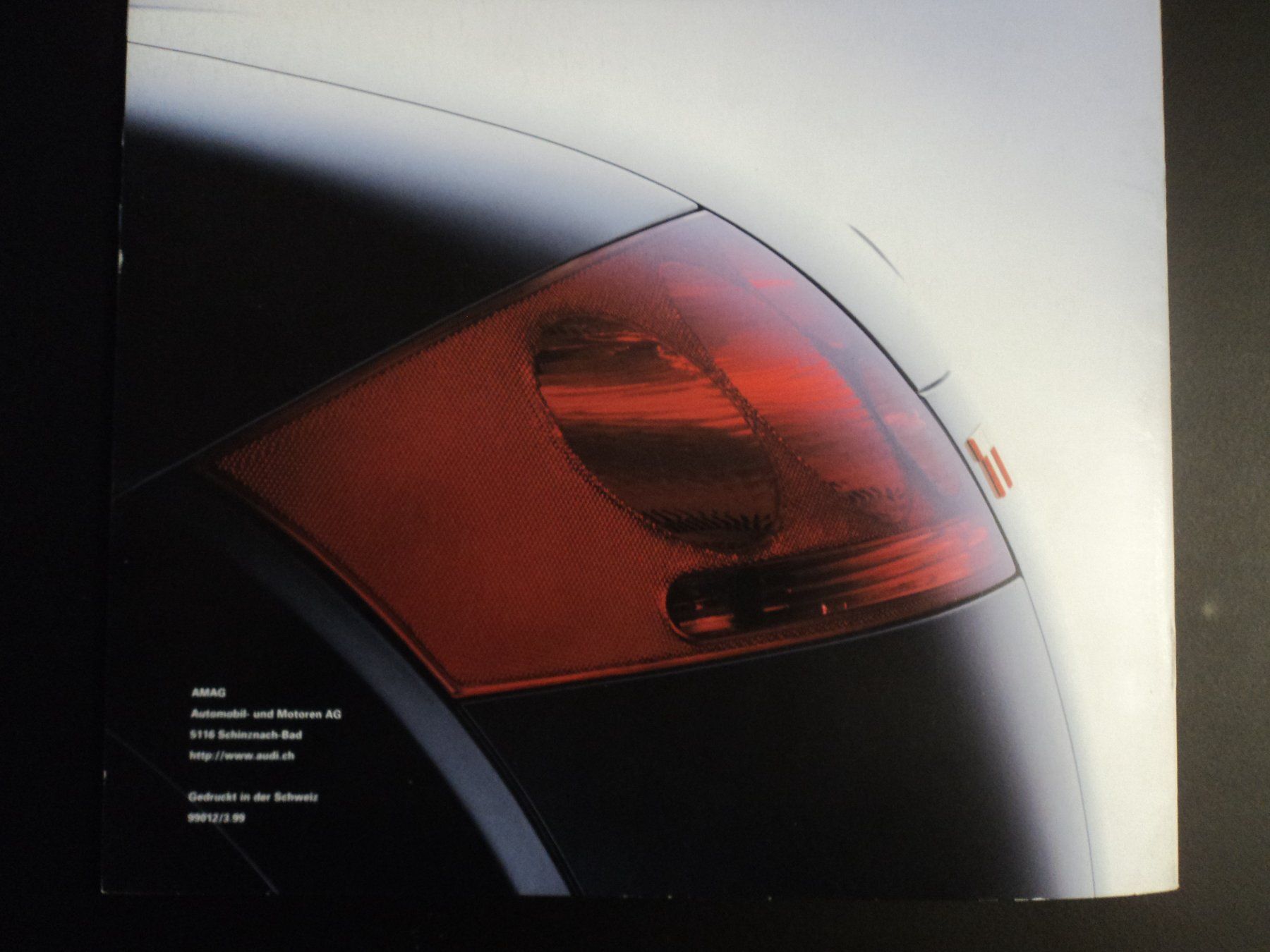 Audi Documenti: Prospekt Audi TT Coupé 1999 – Usato da Schwarzenburg venduto da modelCARama 8