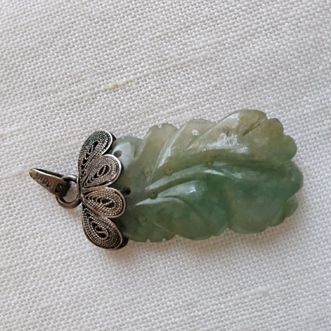 Pendentifs: Antiker Silber 800 Jade Anhänger CHINA – D'occasion à Zürich par helsan 5