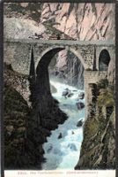 ^Die Teufelsbrücke UR,Stempel Hotel Krone Andermatt,gel 1997