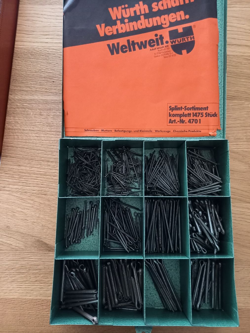 Würth Ferramenta: Assortimento ca.800 coppiglie Würth – Nuovo e nell'imballaggio originale da Minusio venduto da epp_cty9