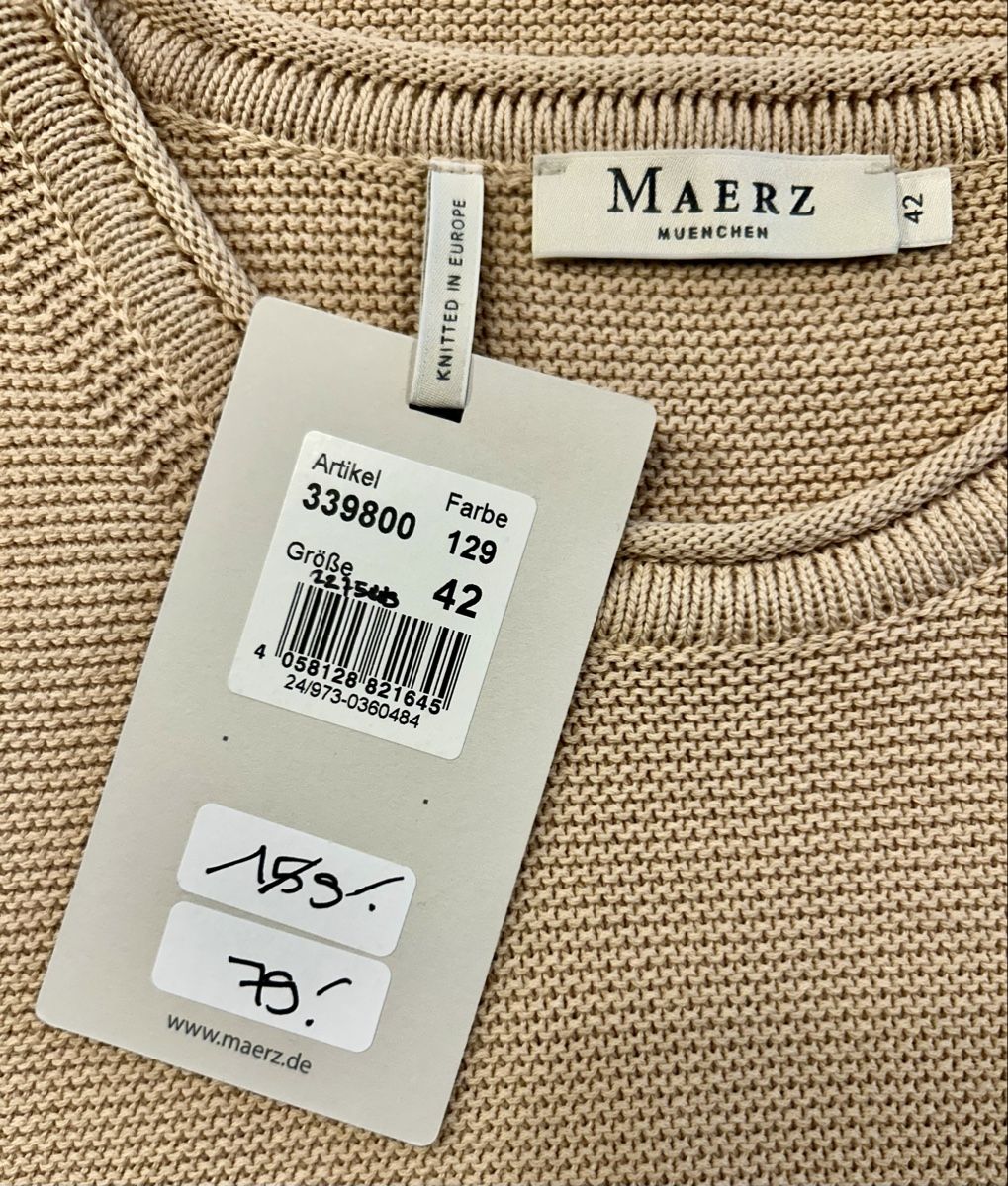 Maglioni & Felpe: Maerz Pullover, Grösse 42, neu mit Etikette – Nuovo e nell'imballaggio originale da Oberhasli venduto da anzis 4