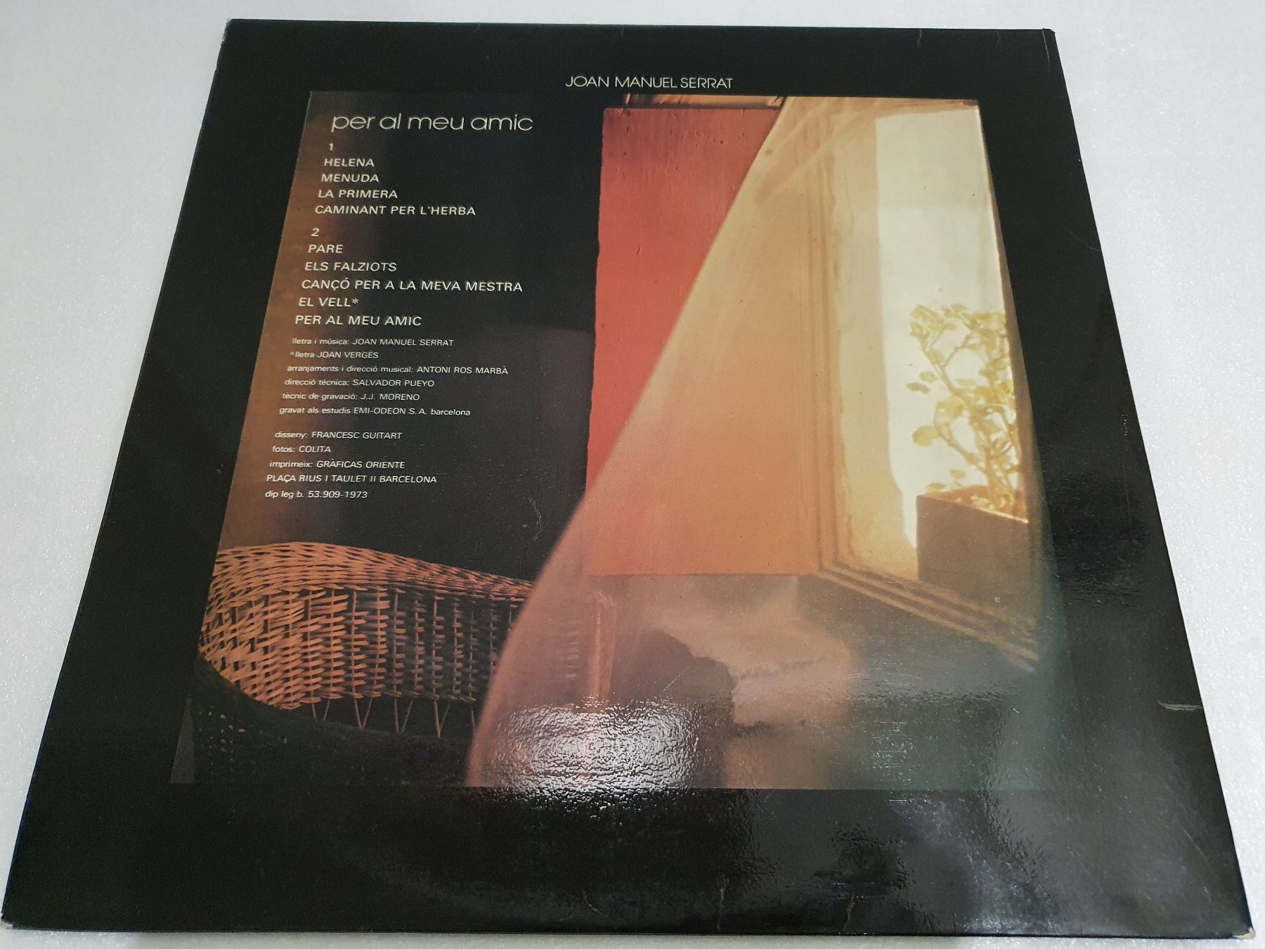 Schallplatten: Joan Manuel Serrat – Per Al Meu Amic – Gebraucht aus Uster von Vinyl-Leidenschaft 1