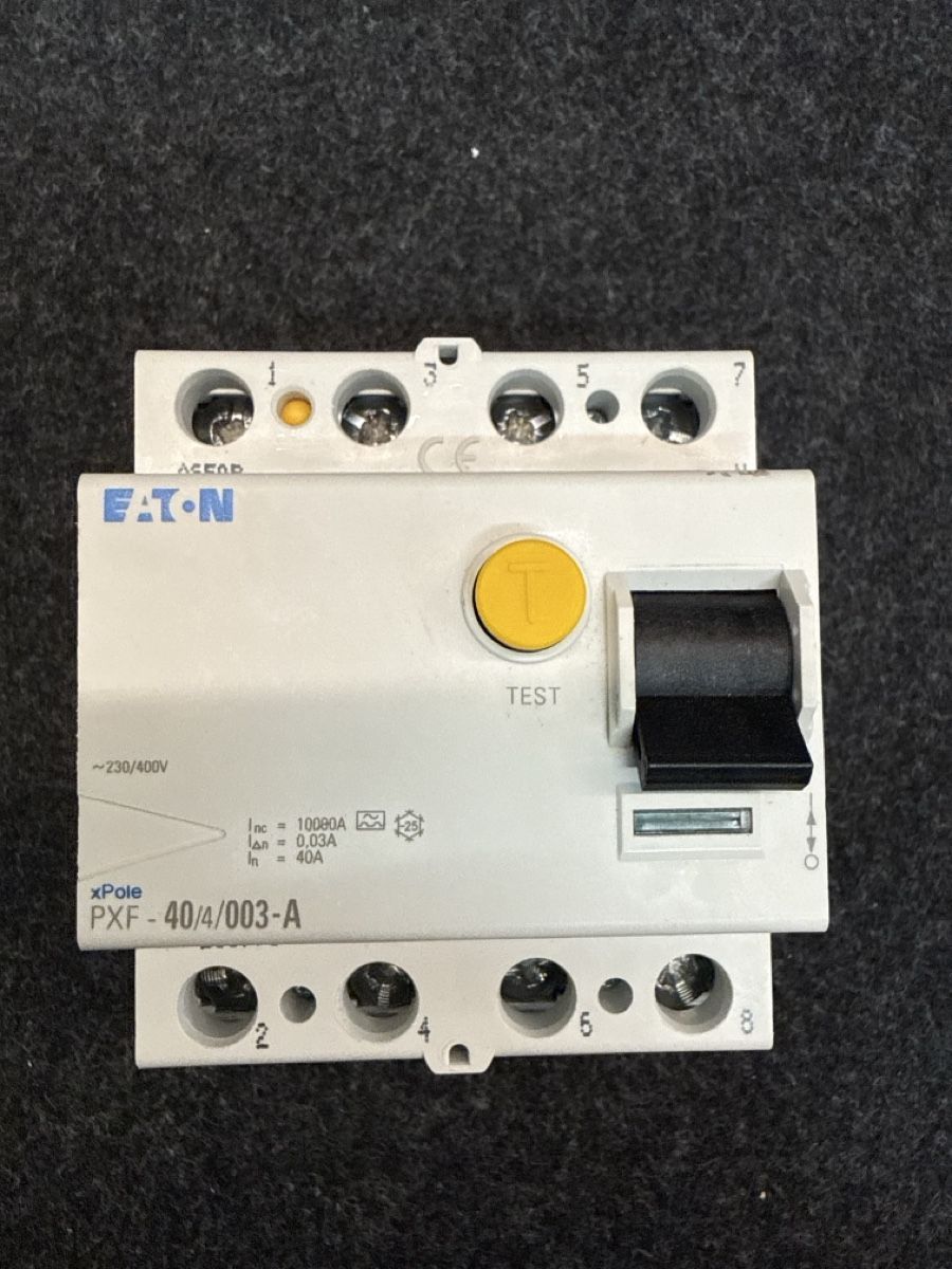 Eaton Alimentazione elettrica: Eaton PXF-40A FI 30mA – Usato da Frick venduto da Rockford