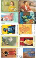 10 PublicTrafficCards Japan, Kunstmotive