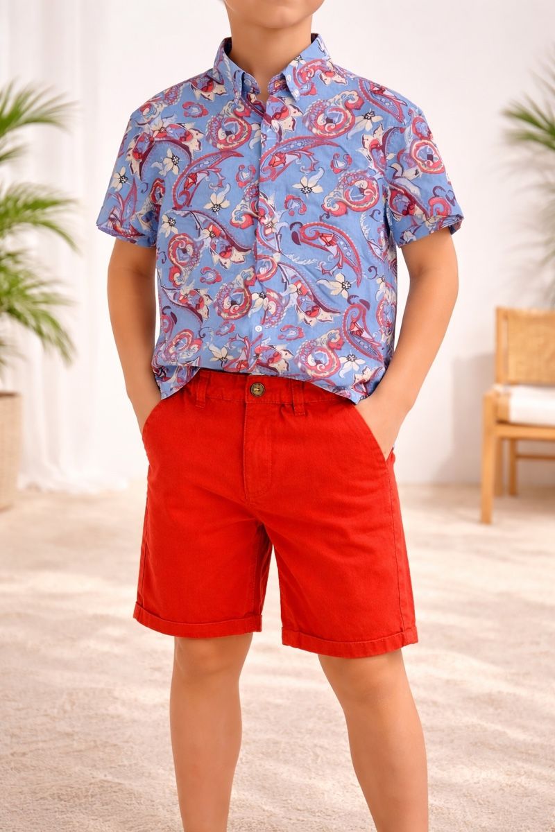 Lotti & Set di vestiti: ENSEMBLE ENFANT CHEMISE ET SHORT – Nuovo (secondo la descrizione) da Lausanne venduto da mar_6snp