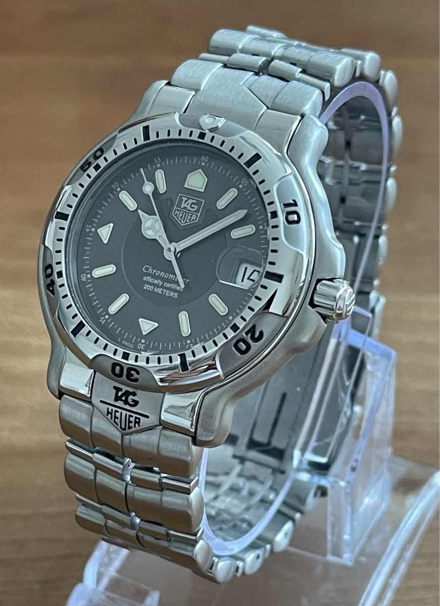 Tag Heuer Orologi: 1995 TAG Heuer 6000 Chronometer Automatic WH5112 revidiert – Usato da Embrach venduto da Canderau