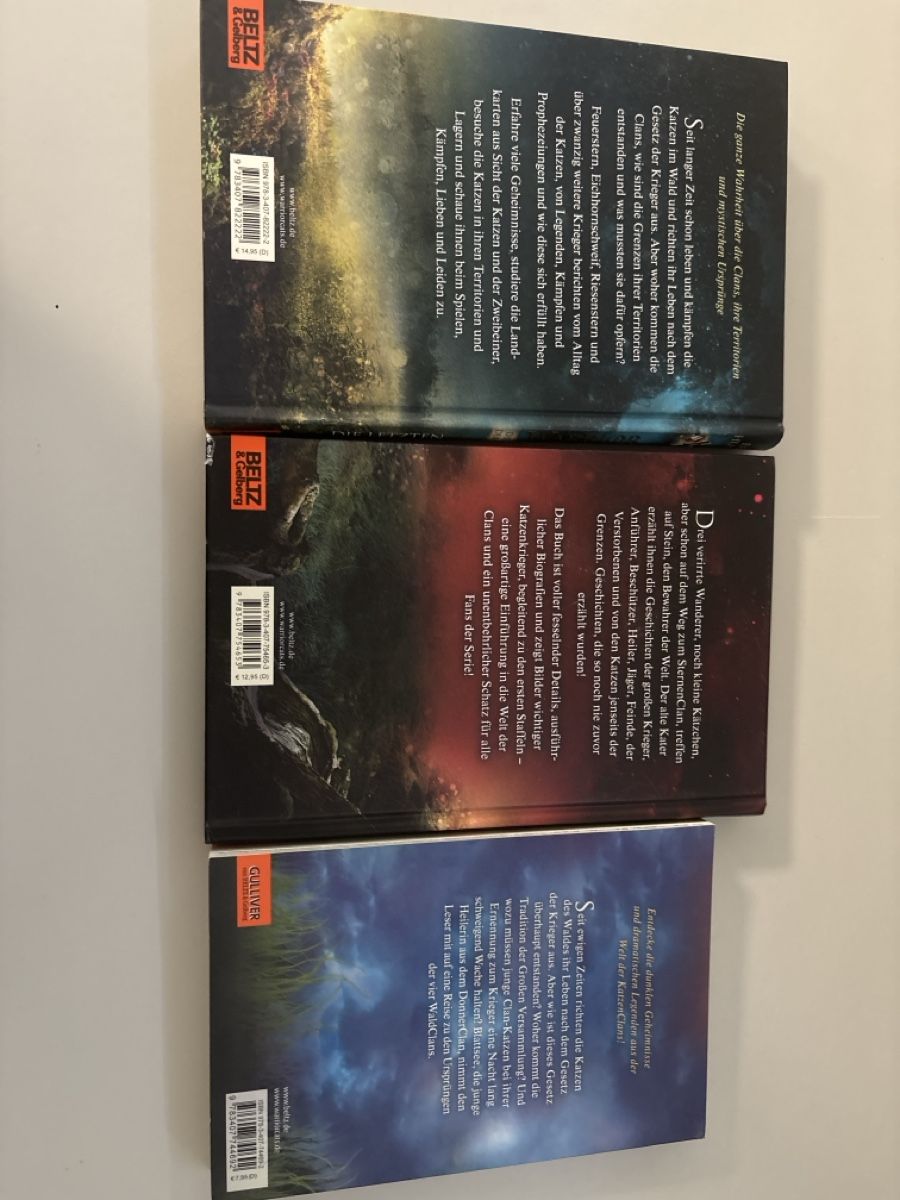 Libri: Warrior Cats Die Welt der Clans 3 Bücher  – Usato da Hunzenschwil venduto da ede_h8tt 1