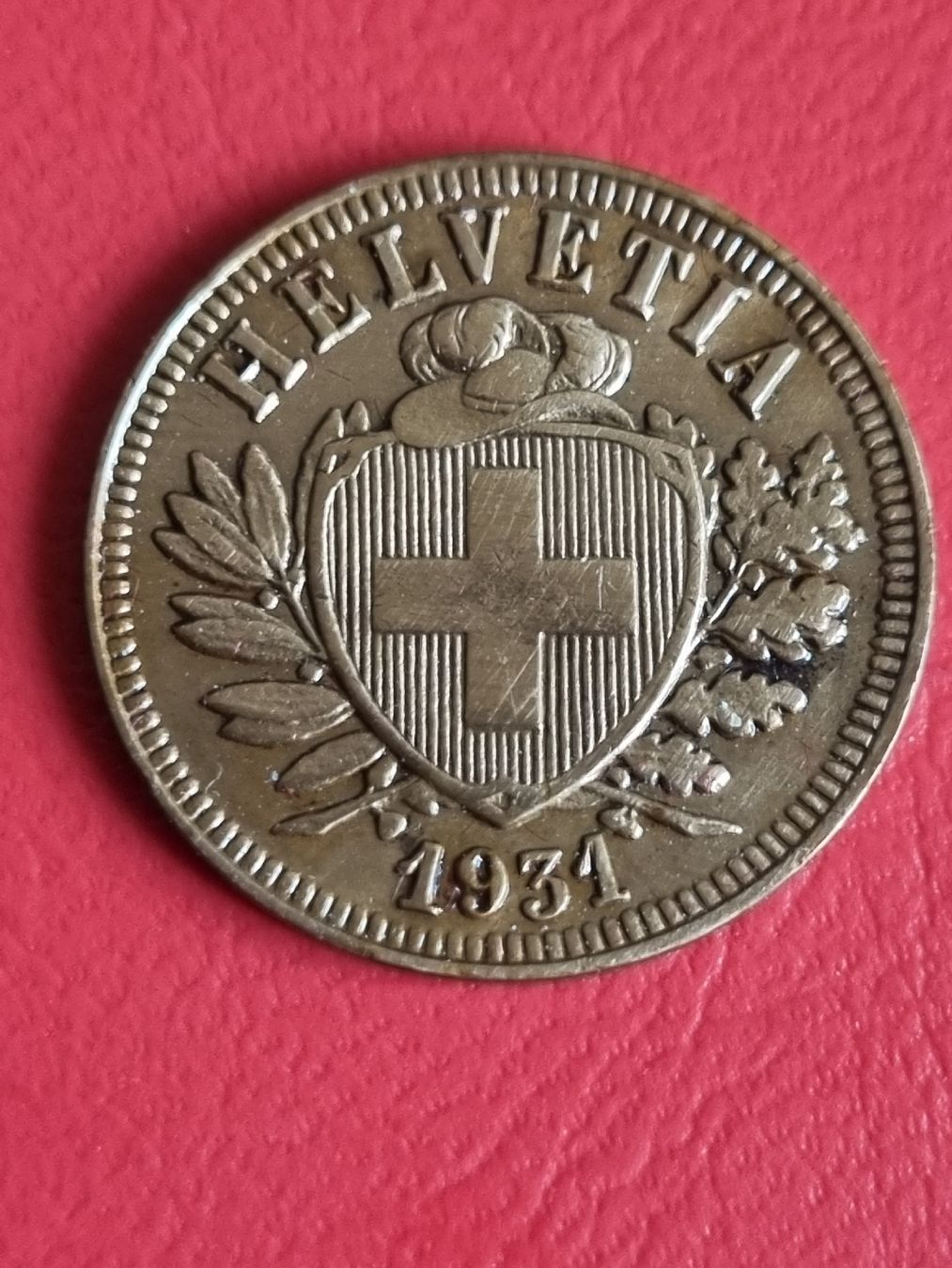Toutes les monnaies: 2 RAPPEN SCHWEIZ - JAHR 1931  – D'occasion à Heimenschwand par rog_p7h9