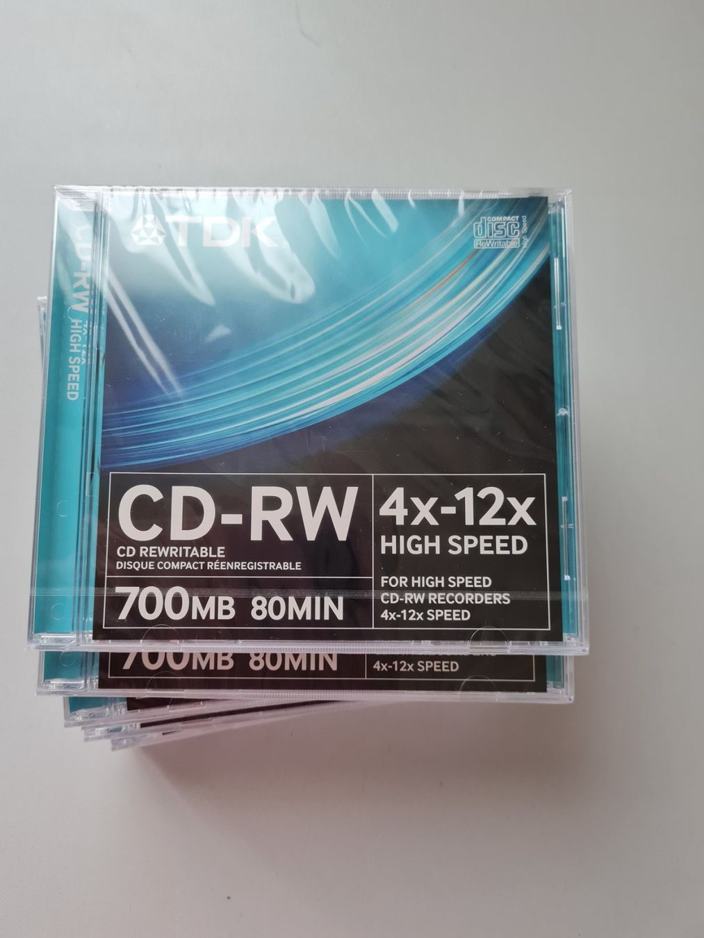 CD & DVD vergini: 7 Stk. CD-RW 4x-12x High Speed Neu – Nuovo e nell'imballaggio originale da Salez venduto da muss-ich-haben-02