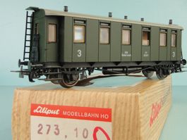 Liliput H0 273 10 Personenwagen der BBÖ, neuwertig