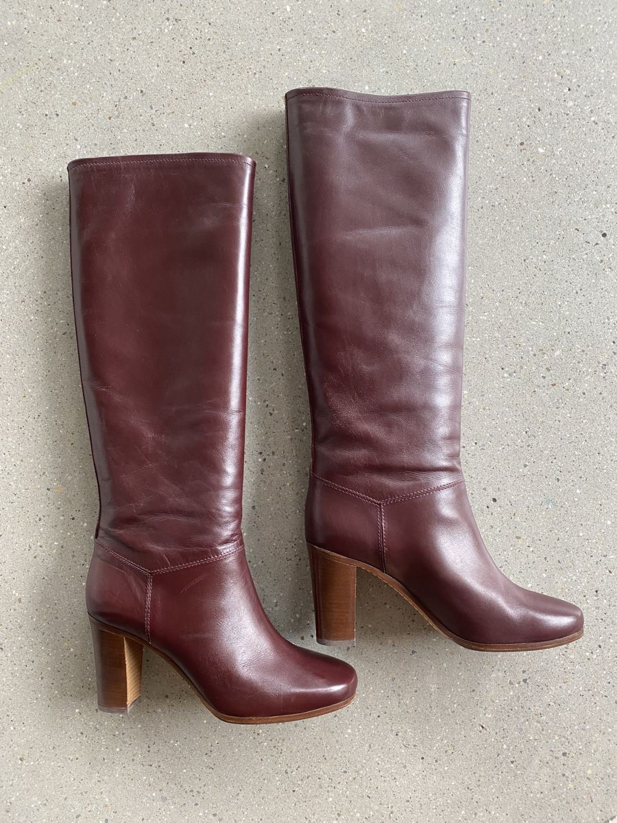 Celine Damenschuhe: Celine Lederstiefel, Grösse 37.5 – Gebraucht aus Zürich von dudeli83