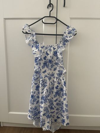 Jumpsuit von Shein in Weiss Blau Gr XS