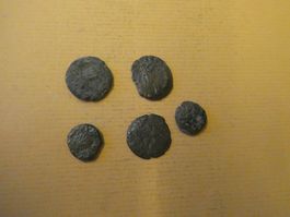 5 mir unbekannte uralte Bronzemünzen