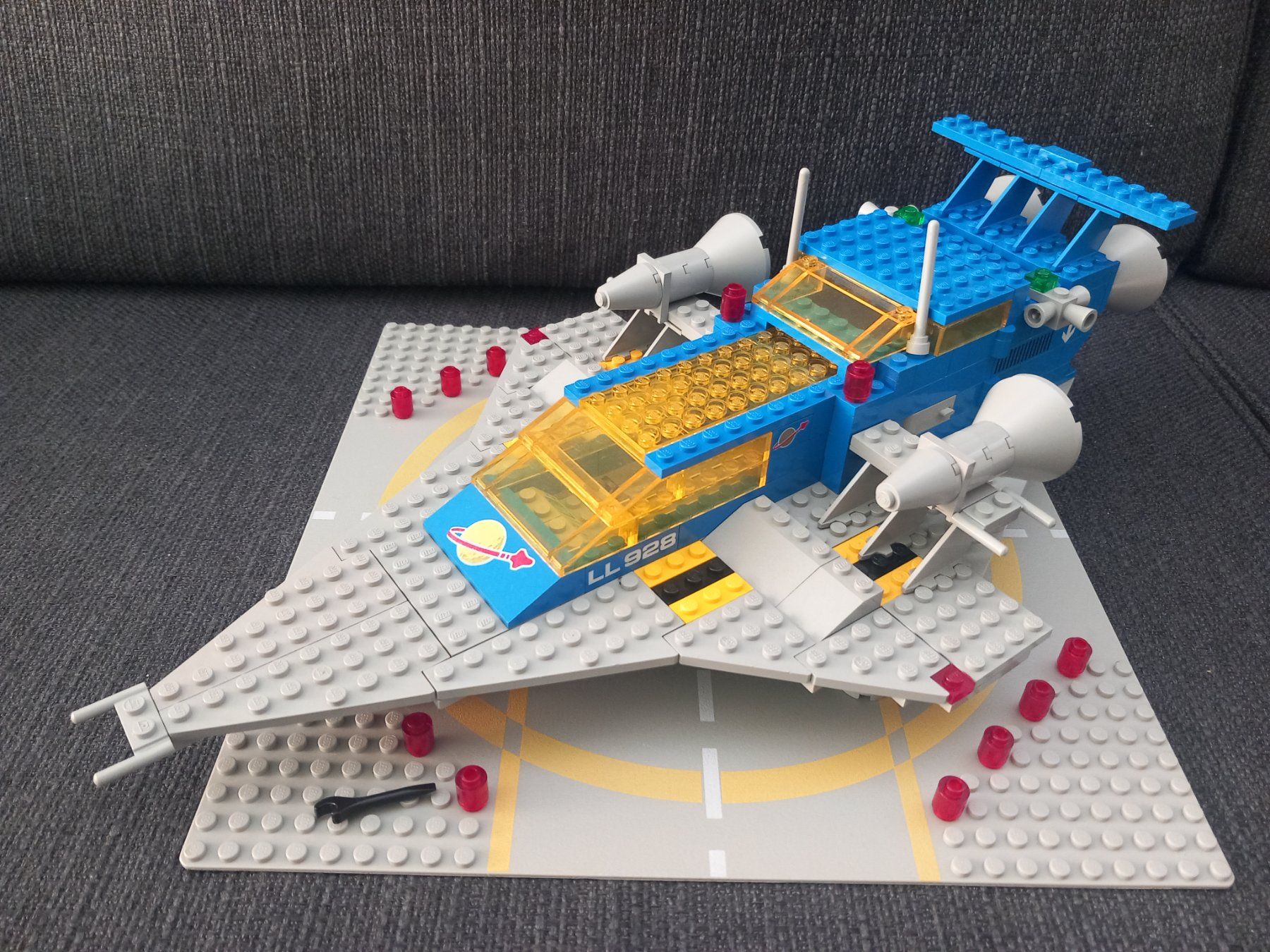 Lego Kit di costruzioni: Lego Space set 928 vaisseau et plaques de base spatiale. – Usato da Bernex venduto da casimali 1