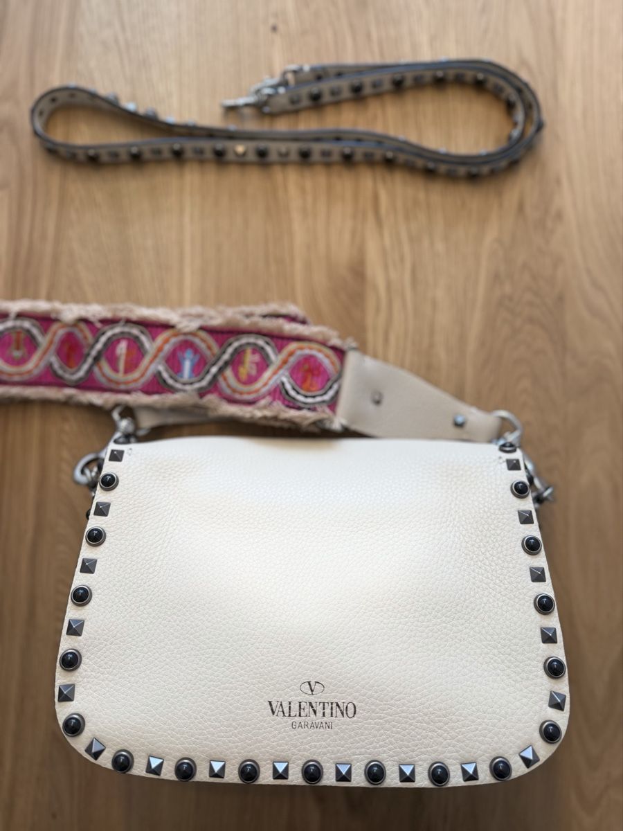 Valentino Borse da donna: Valentino Garavani Rockstud Bag white – Nuovo (secondo la descrizione) da Zürich venduto da fil_z5hq 2