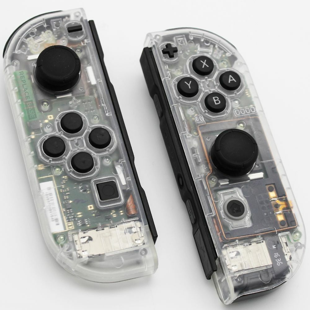 Controller: 2 transparente Gehäuse für Nintendo Switch Joy-Cons – Nuovo e nell'imballaggio originale da Uster venduto da -FPS-