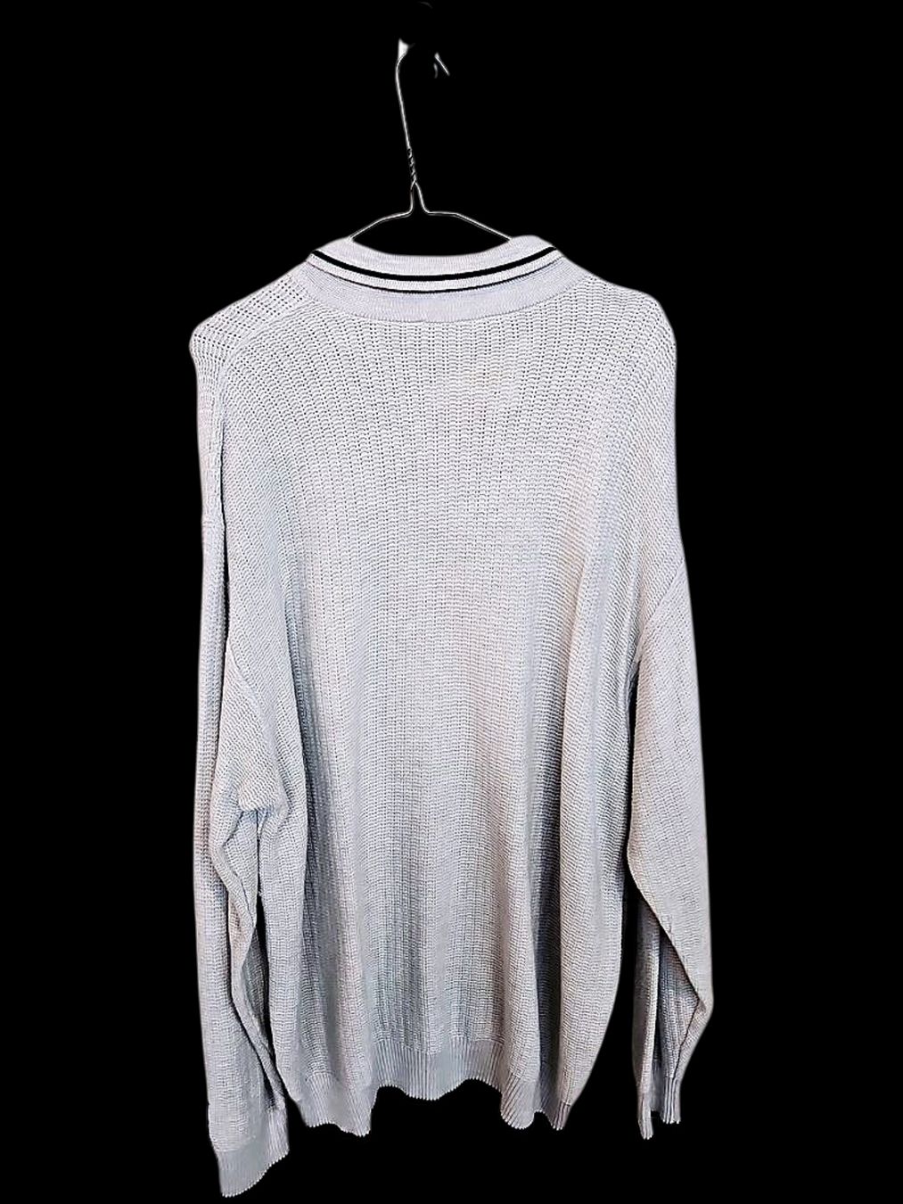Carlo Colucci Maglioni & Felpe: Carlo Colucci Grau Langarm Poloshirt Pullover - Größe 50 – Usato da Zug venduto da vinokilo 3
