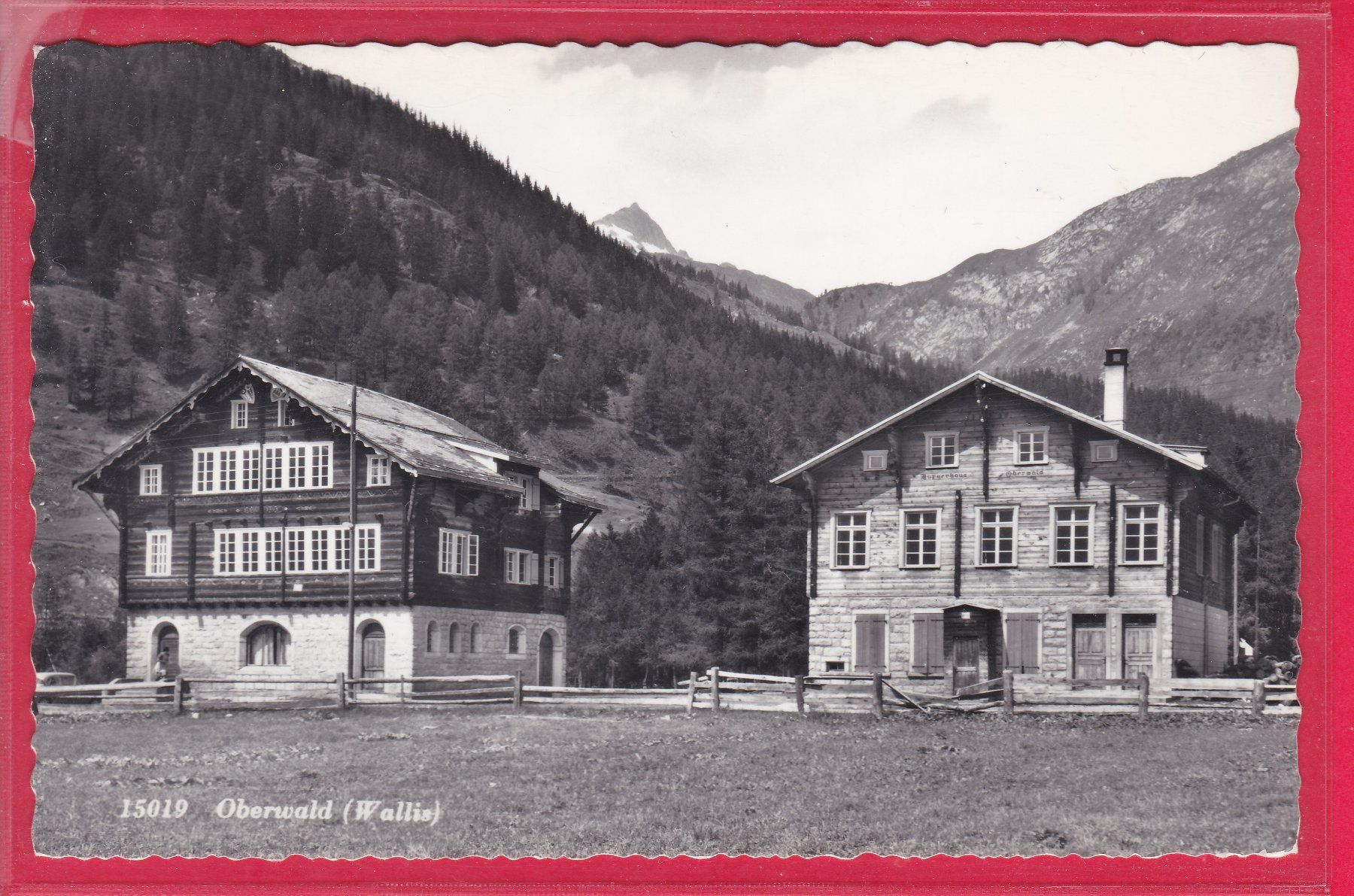 Cartoline postali: OBERWALD (WALLIS), 6.8.1962 – Usato da Oberrieden venduto da Gebirgsstelze