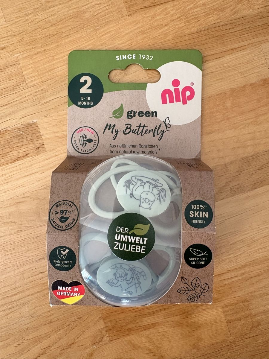Succhiotti & catenelle porta ciuccio: Nuggi Nip 5-18 M – Nuovo e nell'imballaggio originale da St. Gallen venduto da Sonja-SG