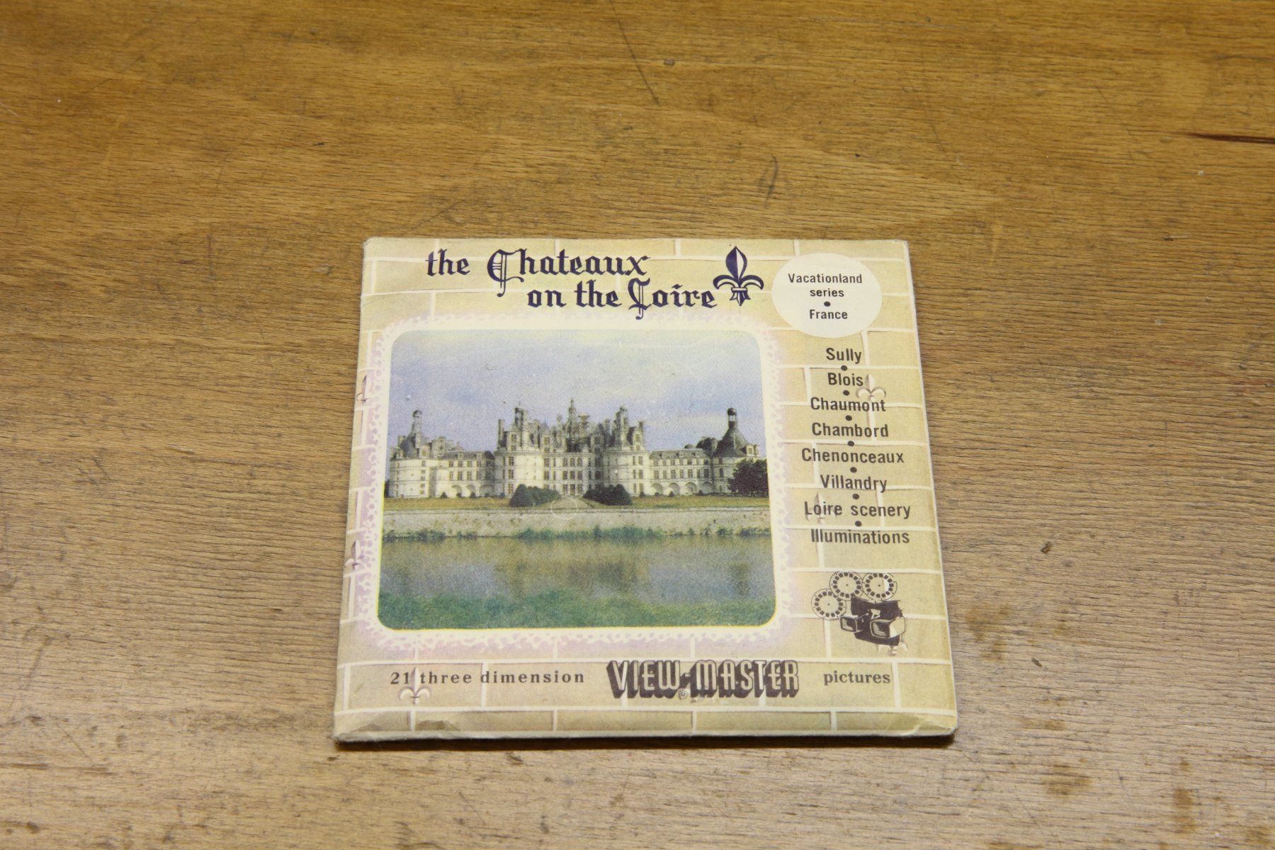View-master Spielzeuge: View-Master "The Chateaux on the Loire", Nr. 1435 A-C – Gebraucht aus Dietikon von Idefix66