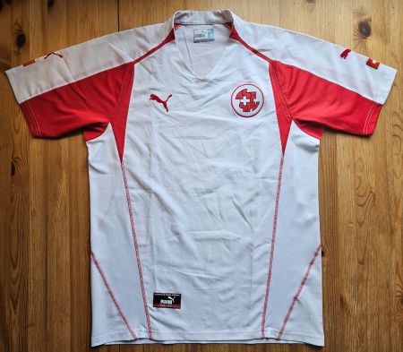 Trikot Schweiz Puma vintage Gr XL Schweizer Fussball Nati WM