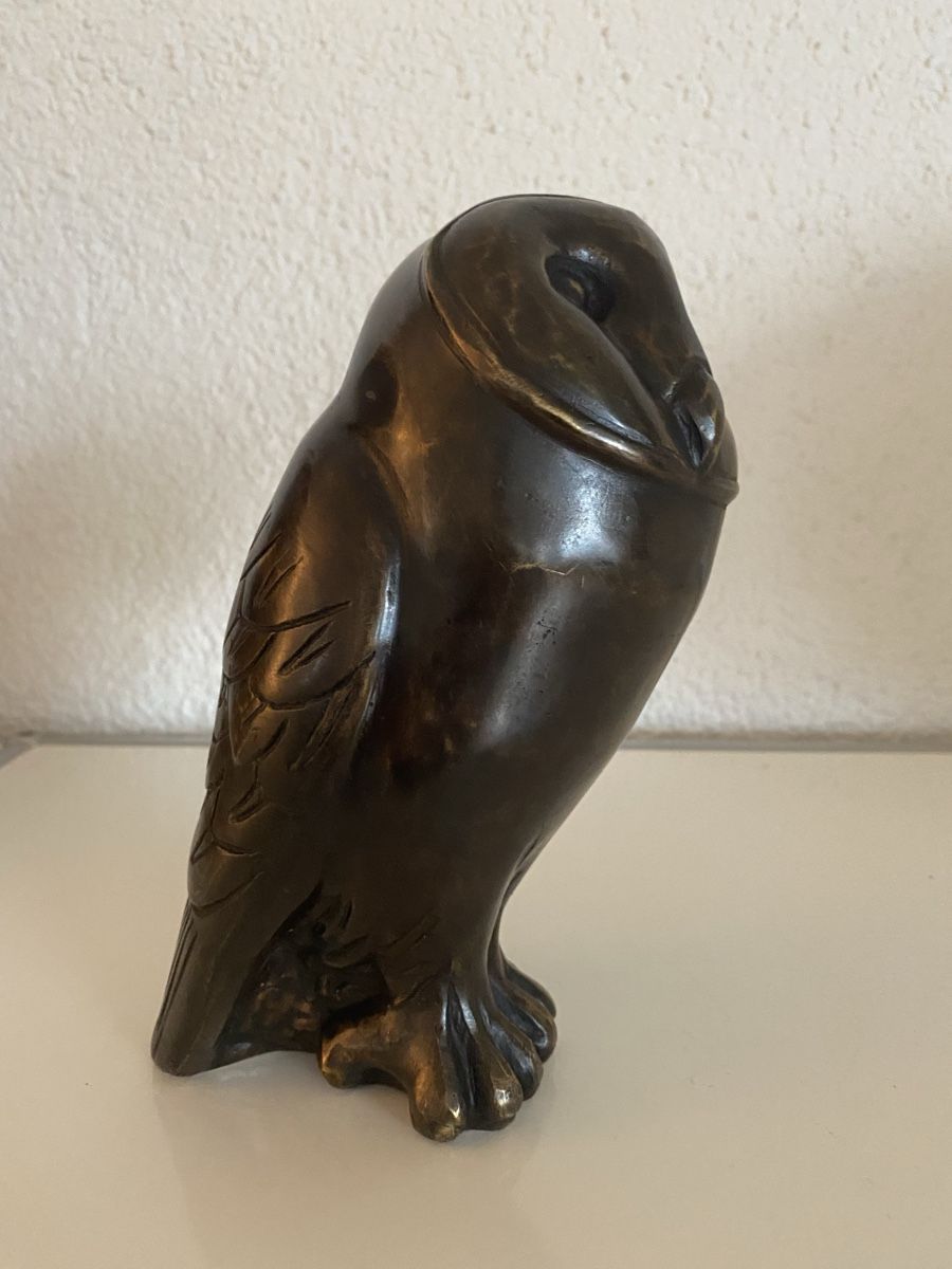 Sculture & Statue: Bronze, Schleiereule Abstrakt – Nuovo (secondo la descrizione) da Zürich venduto da eileenchen1 1