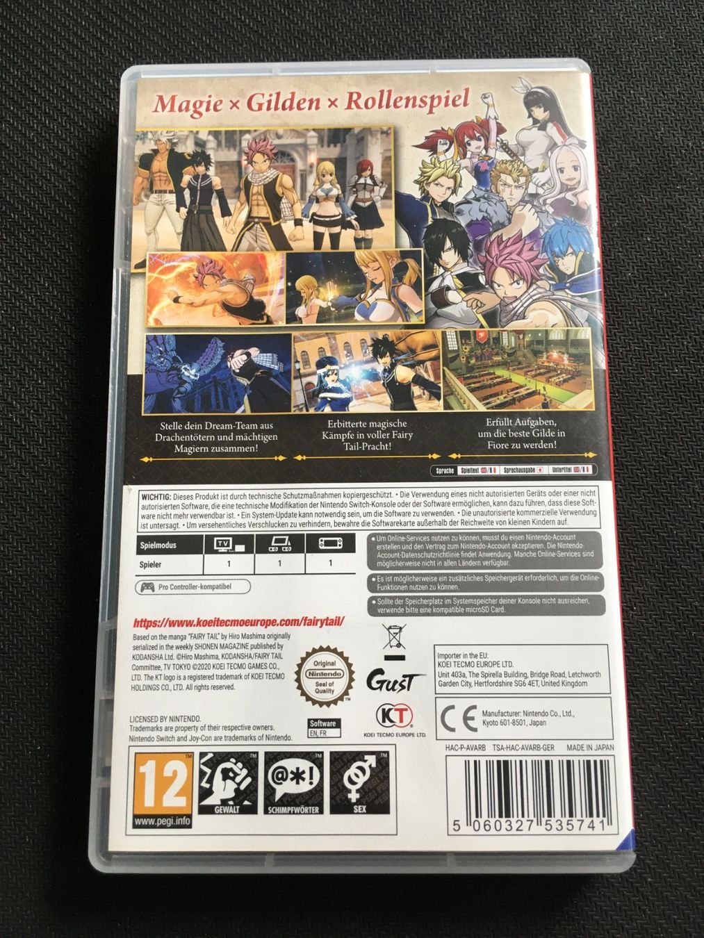 Nintendo Giochi: Fairy Tail für Nintendo Switch – Usato da St.Gallen venduto da sjosjo 1