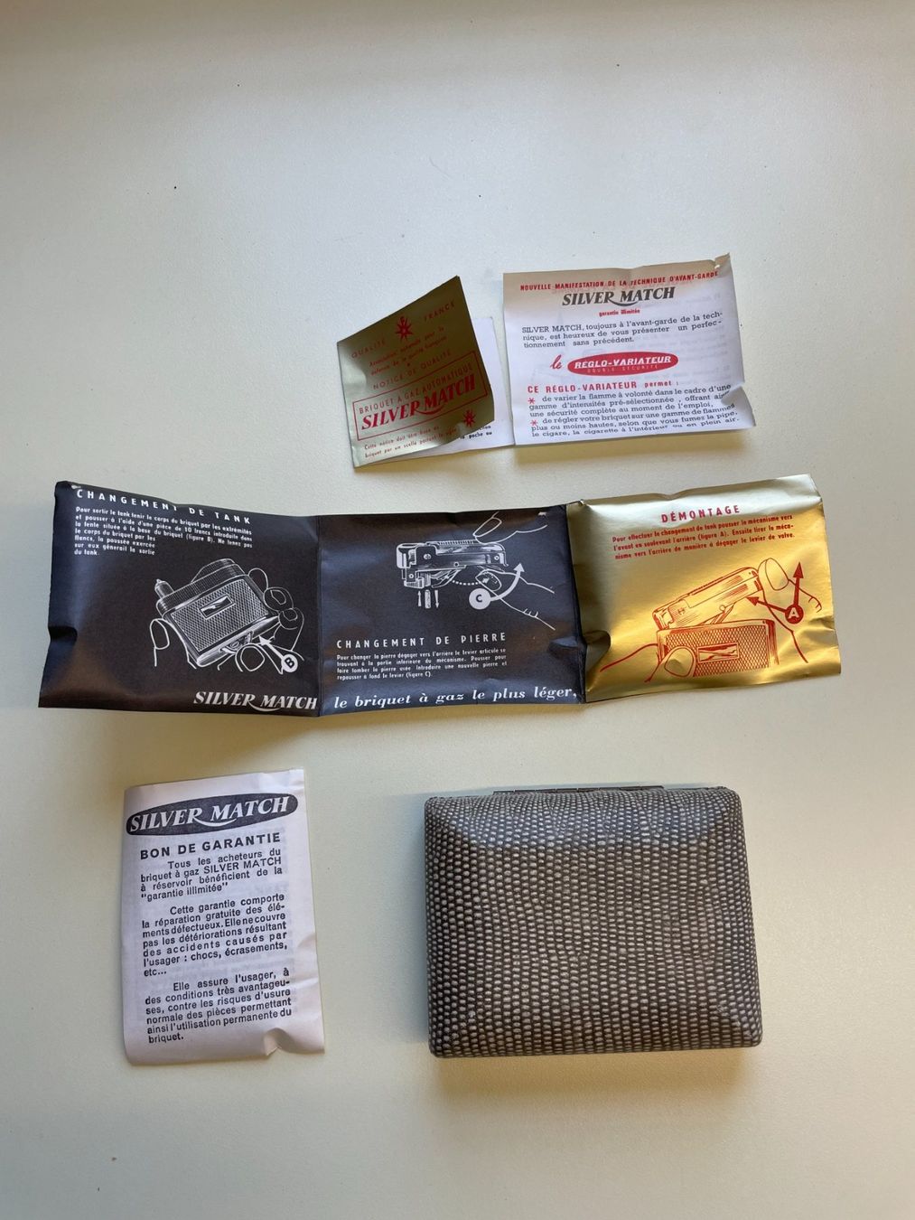 Feuerzeuge: Silver Match Jg.1963, Feuerzeug – Gebraucht aus Beinwil (Freiamt) von Zedel1923 2