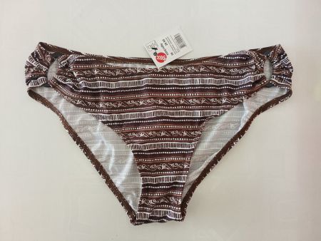 Nulu Bikinihose Gr 36 Damen braun gestreift Bade Neu