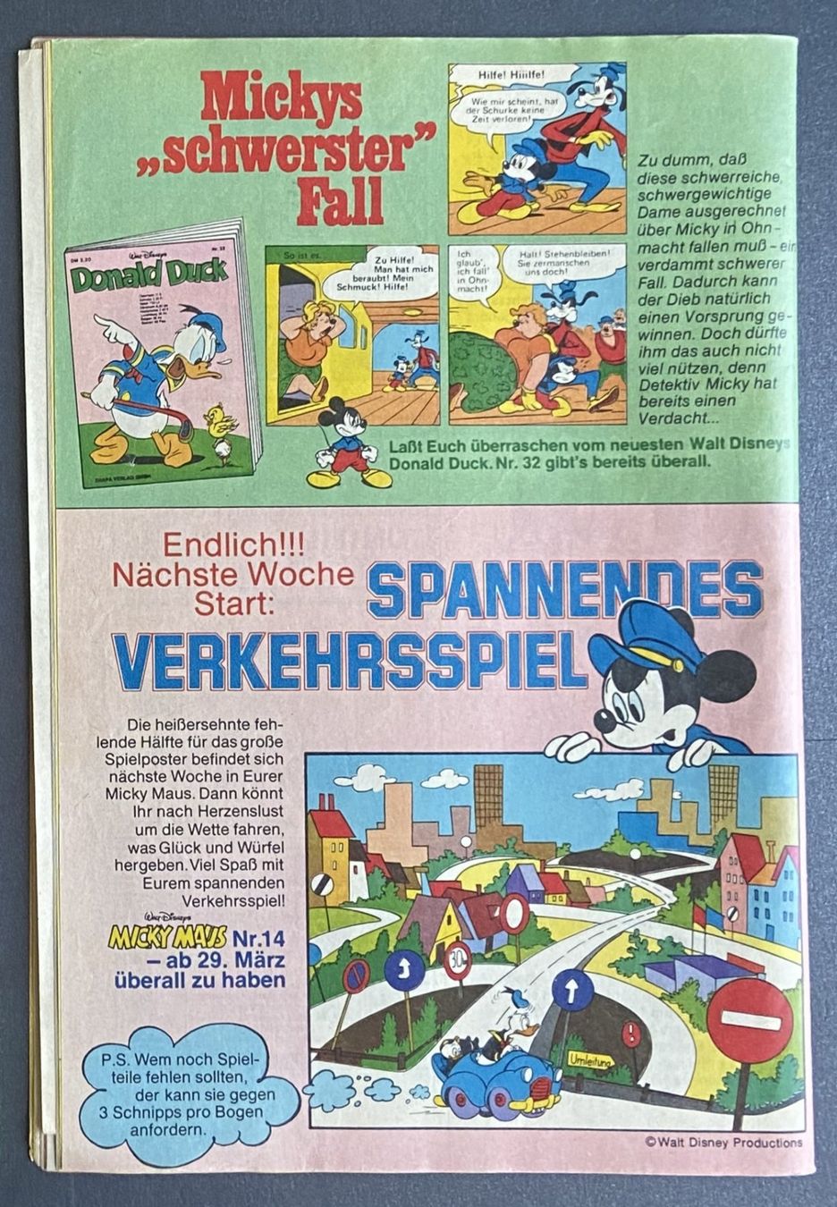 Fumetti: Comic Heft Micky Maus 1977 Nr. 13 – Usato da Böckten venduto da Hansi36 1