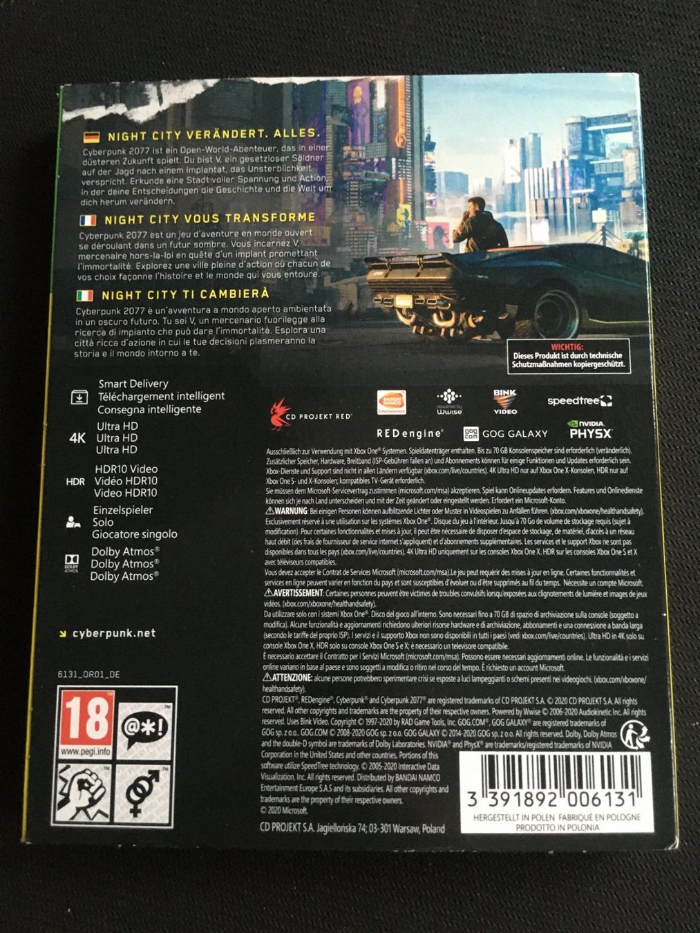 Microsoft Spiele: Cyberpunk 2077 für Xbox One – Gebraucht aus St.Gallen von sjosjo 2