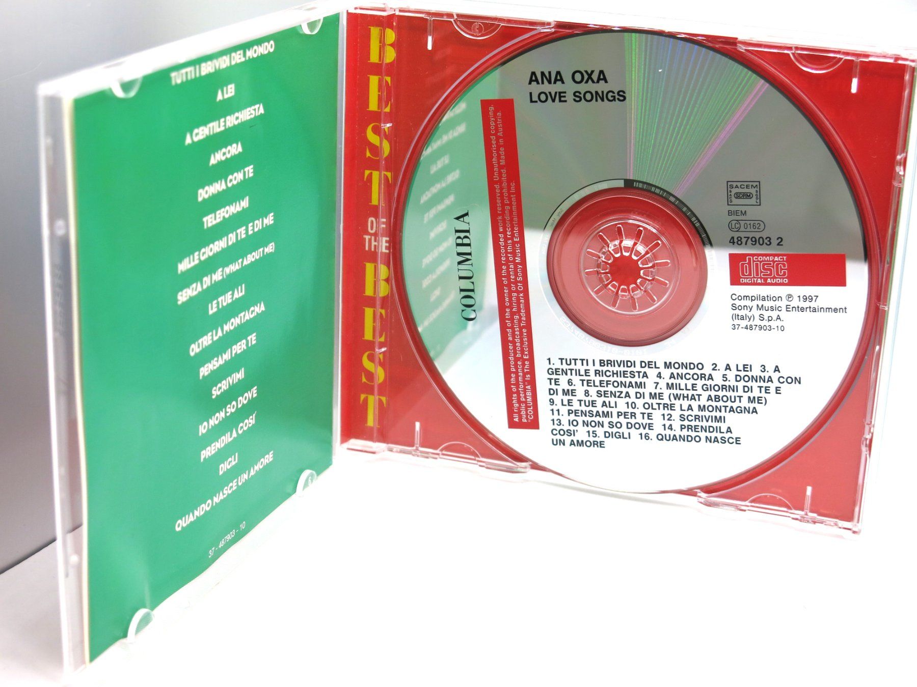 CD: CD: Anna Oxa - Love Songs – Usato da Ernetschwil venduto da luisvonerni 1
