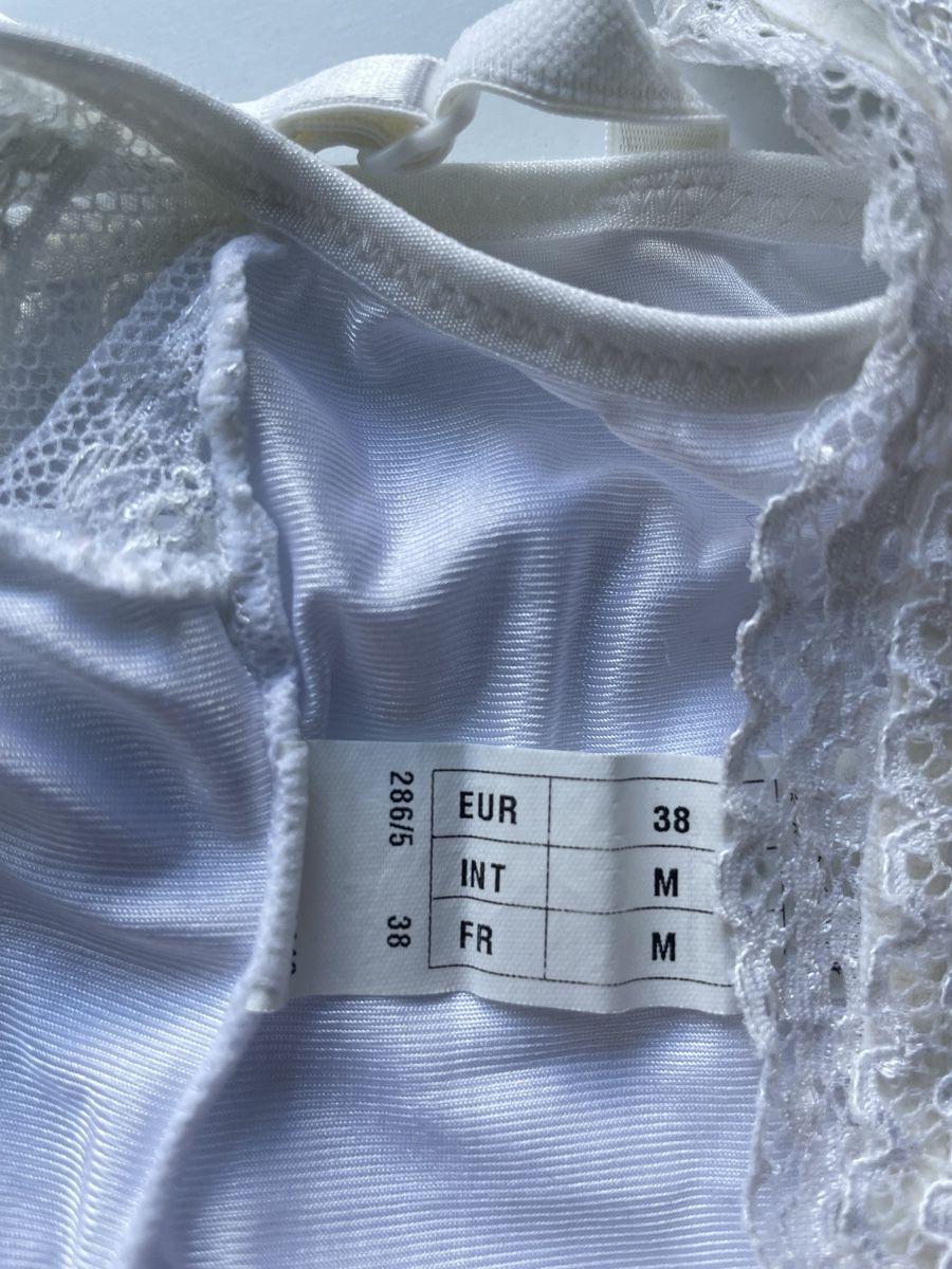 Negligees & Pigiami: Weisses Lingerie Set oder Nachtwäsche Gr. M Spitze DIM – Usato da Gockhausen venduto da AnneT07 6