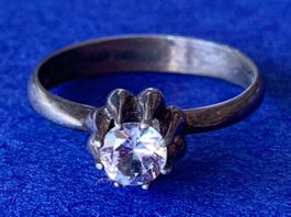 Silberring sterling QUEEN ZARGE (53)