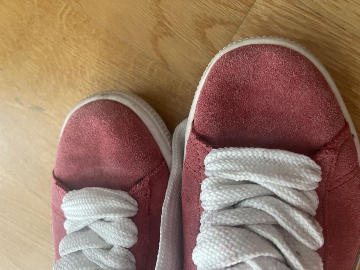Puma Scarpe da uomo: Puma Suede Sneaker Gr. 37 dunkle Rosa Wildleder – Usato da Rüschlikon venduto da leo_mwz2 1