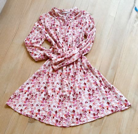 Kleid /Blusenkleid,luftig/leicht,Blumen,Fisherfield,Gr.38