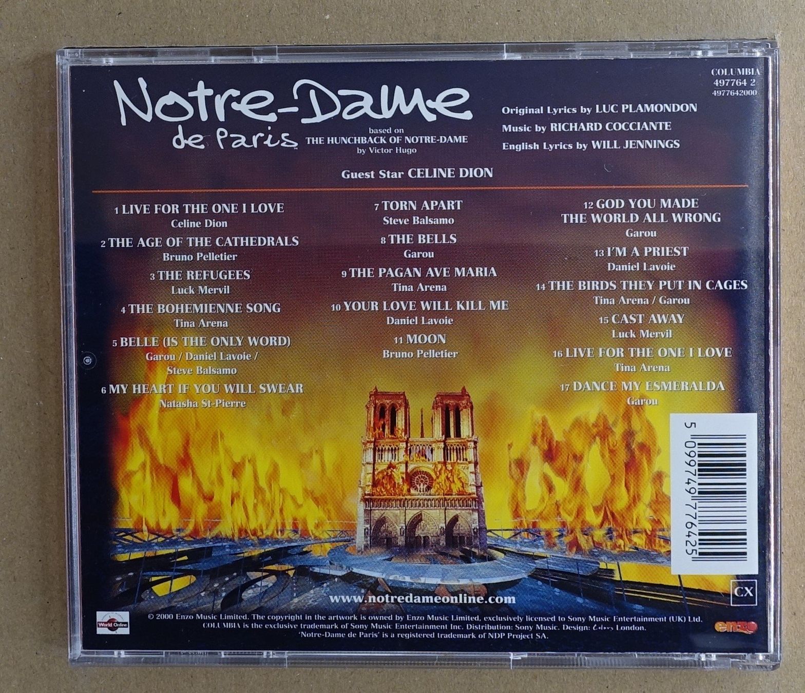 CD: Notre-Dame De Paris - D15 – Usato da Sessa venduto da discoverymedia 1