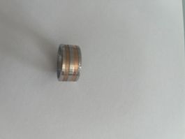 Bague mood taille 56/2 addons or rose + base 3 diamands
